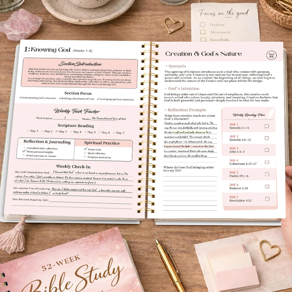 52 Week Bible Study Journal