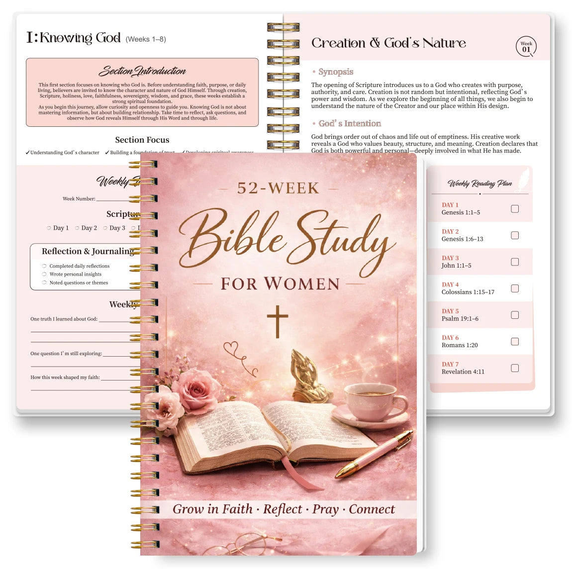 52 Week Bible Study Journal